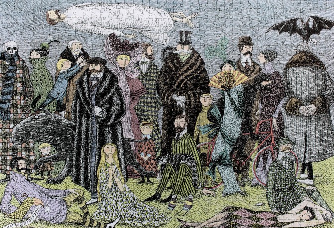 Edward Gorey 1000-Piece Jigsaw Puzzle: 1,000 Piece Puzzle - Edward Gorey [KOMIKS]