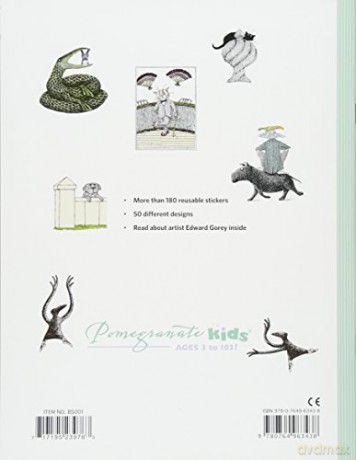 Edward Gorey Sticker Book - Edward Gorey [KOMIKS]