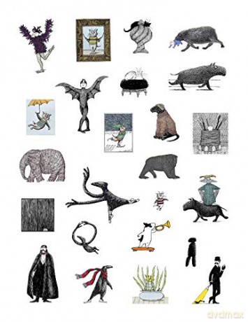 Edward Gorey Sticker Book - Edward Gorey [KOMIKS]