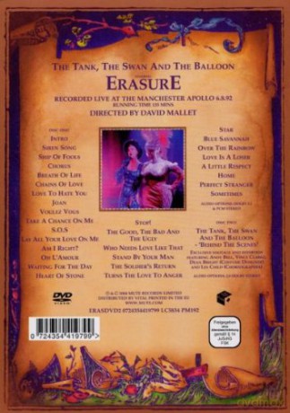 Erasure: The Tank The Swan And The Balloon [2DVD]