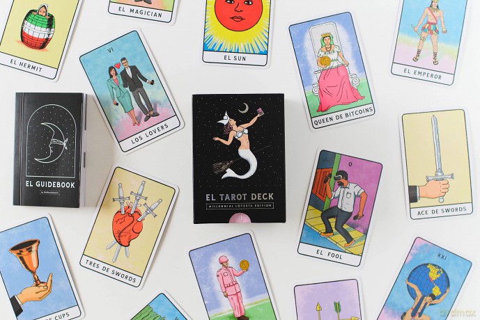 El Tarot Deck: Millennial Lotería Edition: Millennial Lotera Edition - Mike Alfaro [KSIĄŻKA]