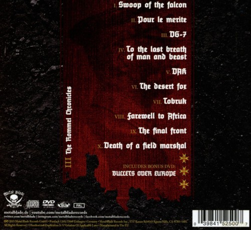 Hail Of Bullets: The Rommel Chronicles Limited Edition (digipack) [CD]+[DVD]