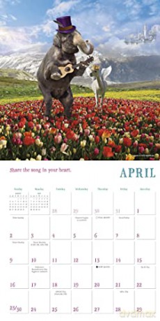 Elefantasy 12-Month 2023 Calendar (MINI 12 MONTH) - Nobleworks [KALENDARZ]