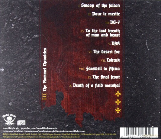 Hail Of Bullets: The Rommel Chronicles [CD]