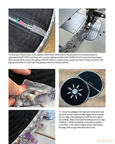 Elevate Your Scrap Sewing Projects: 20+ Beautiful Techniques Using Your Fabric Stash (Landauer) 10 Projects for Quilts, Baskets, Cushions, and Bags Made with Fabric Weaving, Fusible Appliqué, and More - Sallieann Harrison [KSIĄŻKA]