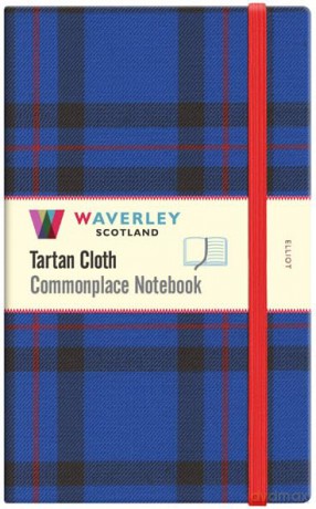 Elliot Waverley Tartan Cloth Commonplace Large 21 x 13cm Notebook: 36 (Waverley Scotland Tartan Cloth Commonplace Notebooks) - Ron Grosset [KSIĄŻKA]