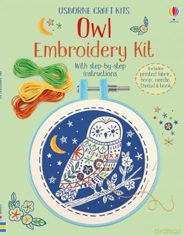 Embroidery Kit: Owl - Lara Bryan [KSIĄŻKA]