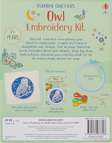 Embroidery Kit: Owl - Lara Bryan [KSIĄŻKA]
