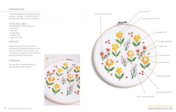 Embroidery with Buttons (Weekend Makes): 25 Quick and Easy Projects to Make - Rosemary Drysdale [KSIĄŻKA]