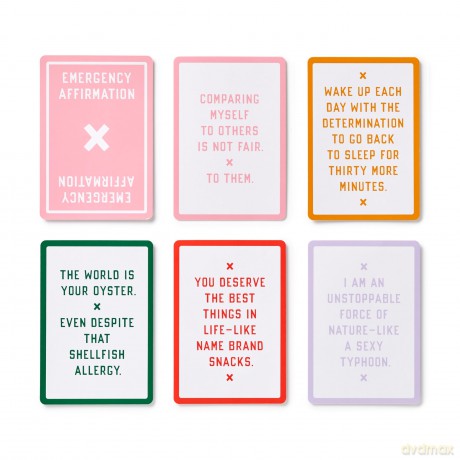Emergency Affirmations for Exceptionally Stupid Days Card Deck - Brass Monkey [KSIĄŻKA]