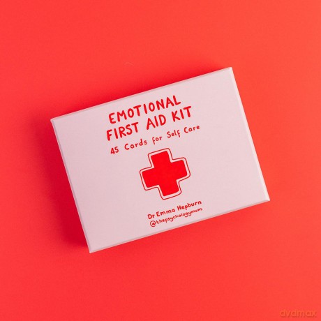 Emotional First Aid Kit: 45 cards for self-care - Dr Emma Hepburn [KSIĄŻKA]