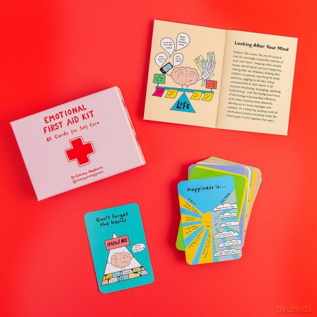 Emotional First Aid Kit: 45 cards for self-care - Dr Emma Hepburn [KSIĄŻKA]