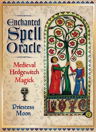 Enchanted Spell Oracle: Medieval Hedgewitch Magick - 44 Full Colour Cards with and 120 page Guidebook - Priestess Moon [KSIĄŻKA]