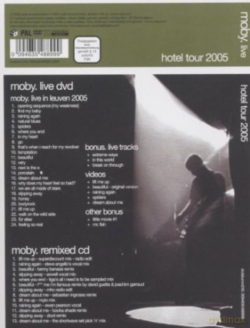 Moby: Live Hotel Tour 2005 [DVD]+[CD]