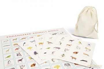 Endangered Animals Bingo [KSIĄŻKA]