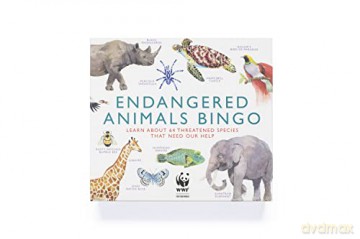 Endangered Animals Bingo [KSIĄŻKA]