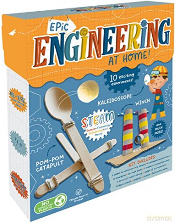 Epic Engineering At Home! (Children's Science Kit) - Igloo Books [KSIĄŻKA]