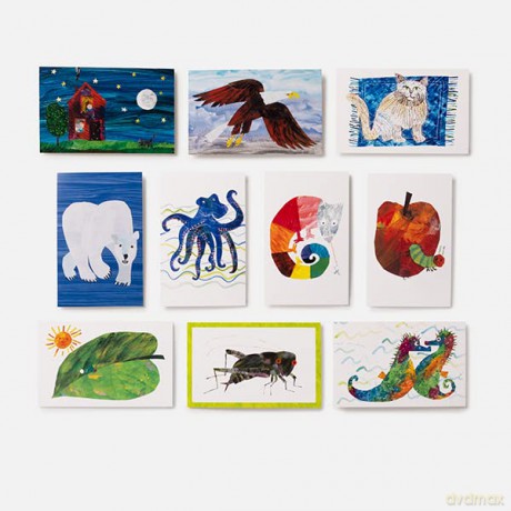 Eric Carle's Box of Wonders: 100 Colorful Postcards - Eric Carle [KSIĄŻKA]