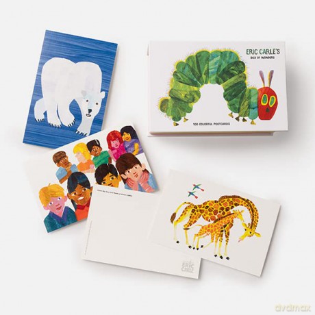 Eric Carle's Box of Wonders: 100 Colorful Postcards - Eric Carle [KSIĄŻKA]