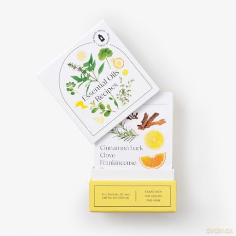 Essential Oils Recipes: A 52-Card Deck for Healing and Home: 50 Recipes - Eric Zielinski [KSIĄŻKA]