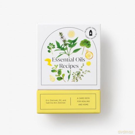 Essential Oils Recipes: A 52-Card Deck for Healing and Home: 50 Recipes - Eric Zielinski [KSIĄŻKA]
