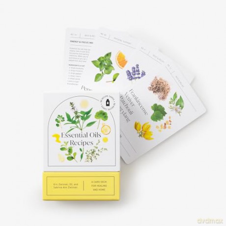 Essential Oils Recipes: A 52-Card Deck for Healing and Home: 50 Recipes - Eric Zielinski [KSIĄŻKA]