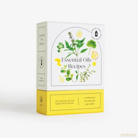 Essential Oils Recipes: A 52-Card Deck for Healing and Home: 50 Recipes - Eric Zielinski [KSIĄŻKA]