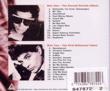 Suicide: The Second Album / The First Rehearsal Tapes [2CD]