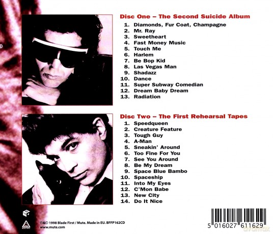 Suicide: The Second Album / The First Rehearsal Tapes [2CD]