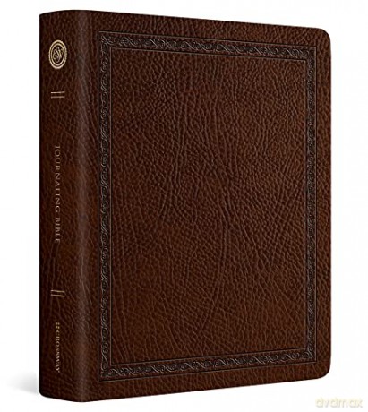 ESV Journaling Bible (Bonded Leather, Mocha, Threshold Design): ESV Journaling Bible Mocha,Bonded Leather,Threshold Design - Esv [KSIĄŻKA]