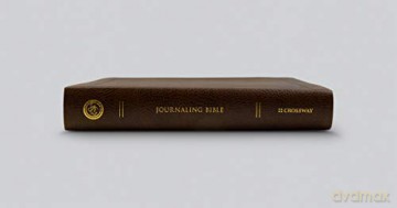ESV Journaling Bible (Bonded Leather, Mocha, Threshold Design): ESV Journaling Bible Mocha,Bonded Leather,Threshold Design - Esv [KSIĄŻKA]