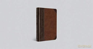 ESV Large Print Compact Bible TruTone Brn Walnut Portfolio Design: English Standard Version, Brown/Walnut, TruTone, Portfolio Design - Crossway Books [KSIĄŻKA]