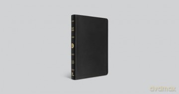 ESV Large Print Thinline Reference Bible (Black): English Standard Version, Black, Genuine Leather, Thinline Reference Bible - Crossway Bibles [KSIĄŻKA]