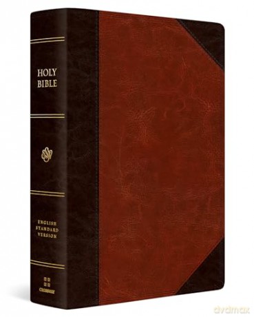ESV Super Giant Print Bible (TruTone, Brown/Cordovan, Portfolio Design): English Standard Version, Brown/cordovan, Trutone, Portfolio Design, Super Giant Print - Esv [KSIĄŻKA]