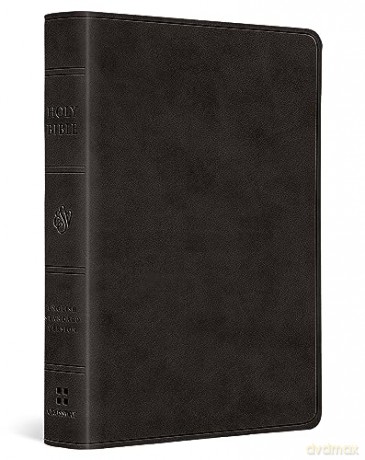 ESV Value Large Print Compact Bible, Black: English Standard Version, Value Large Print, Compact Bible, Trutone, Black - Esv [KSIĄŻKA]