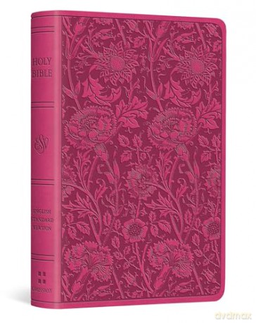 ESV Vest Pocket New Testament with Psalms and Proverbs: English Standard Version, Berry, Trutone, Floral Design, Vest Pocket New Testament With Psalms and Proverbs - Esv [KSIĄŻKA]