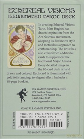 Ethereal Visions: An Illuminated Tarot Deck - Matt Hughes [KSIĄŻKA]