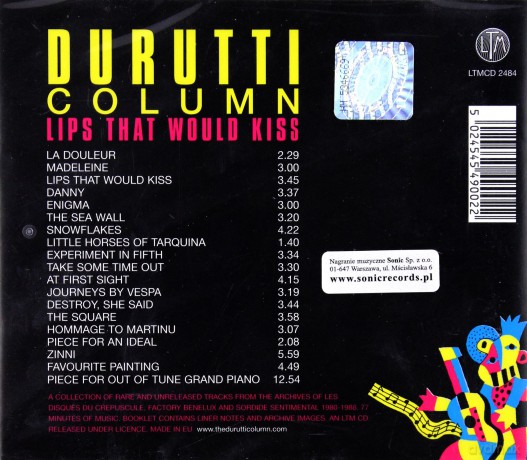 Surutti Column: Lips That Would Kiss [CD]