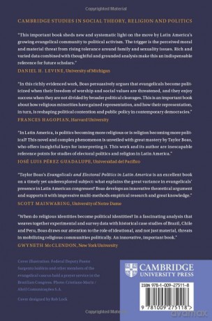 Evangelicals and Electoral Politics in Latin America: A Kingdom of This World (Cambridge Studies in Social Theory, Religion and Politics) - Taylor C. Boas [KSIĄŻKA]