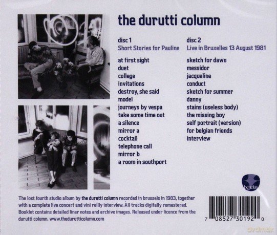 Durutti Column: Short Stories For Pauline [2CD]
