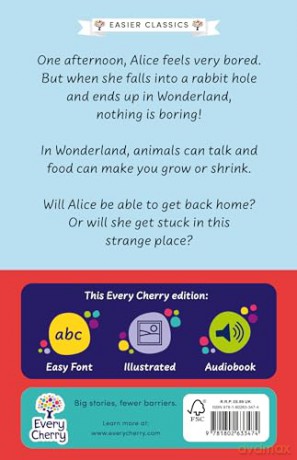 Every Cherry Alice's Adventures in Wonderland: Accessible Easier Edition: 2 (Easier Classics Reading Library: The Children's Collection) [KSIĄŻKA]