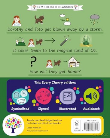 Every Cherry The Wonderful Wizard of Oz: Accessible Symbolised Edition: 2 (Symbolised Classics Reading Library: The Starter Collection) [KSIĄŻKA]