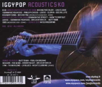 Iggy Pop: Acoustics Ko [DVD+[CD]