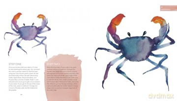 Everyday Watercolor Seashores: A Modern Guide to Painting Shells, Creatures, and Beaches Step by Step - Jenna Rainey [KSIĄŻKA]