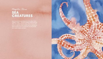 Everyday Watercolor Seashores: A Modern Guide to Painting Shells, Creatures, and Beaches Step by Step - Jenna Rainey [KSIĄŻKA]