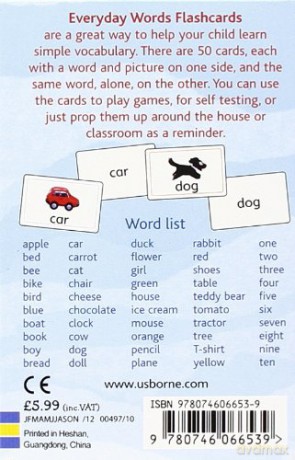 Everyday Words in English (Everyday Words Flashcards) - Felicity Brooks [KSIĄŻKA]