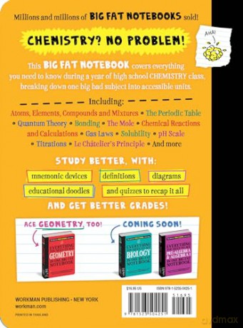 Everything You Need to Ace Chemistry in One Big Fat Notebook: 1 (Big Fat Notebooks) [KSIĄŻKA]