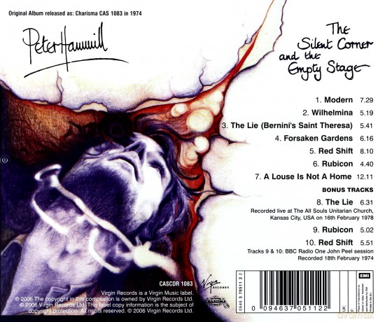 Peter Hammill: The Silent Corner And The Empty Stage [CD]