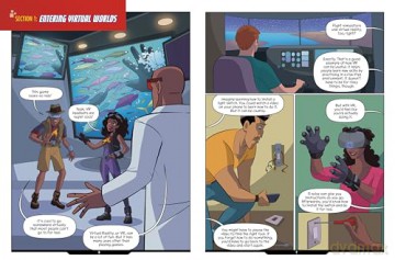 Exploring Virtual Reality: A Max Axiom Super Scientist Adventure (Graphic Science: Max Axiom and the Society of Super Scientists) - Thomas K. Adamson [KOMIKS]