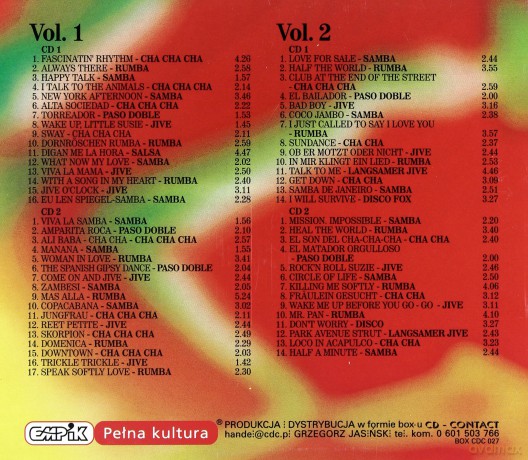 Tańce Latynoamerykańskie [BOX] [4CD]
